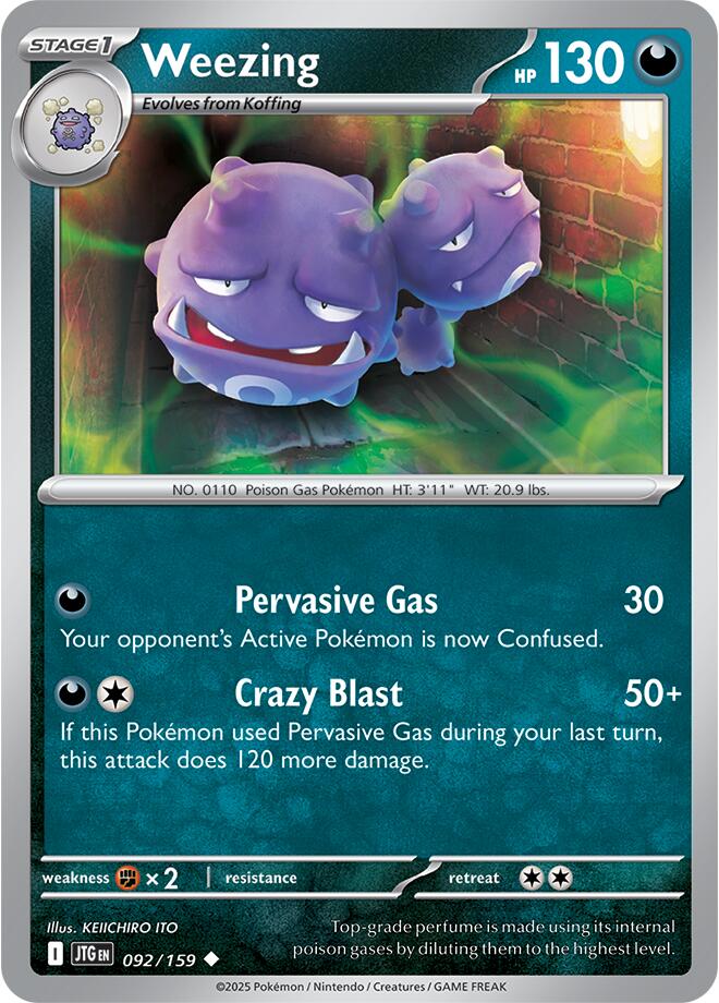 Weezing (092/159) [Scarlet & Violet: Journey Together] | Clutch Gaming