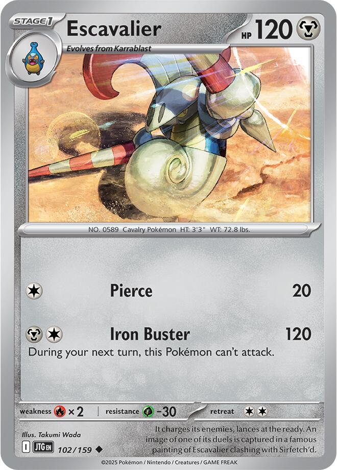 Escavalier (102/159) [Scarlet & Violet: Journey Together] | Clutch Gaming