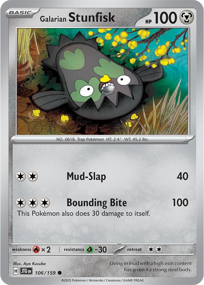 Galarian Stunfisk (106/159) [Scarlet & Violet: Journey Together] | Clutch Gaming