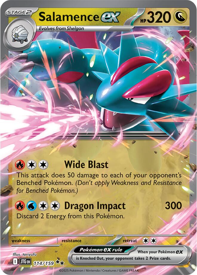 Salamence ex (114/159) [Scarlet & Violet: Journey Together] | Clutch Gaming