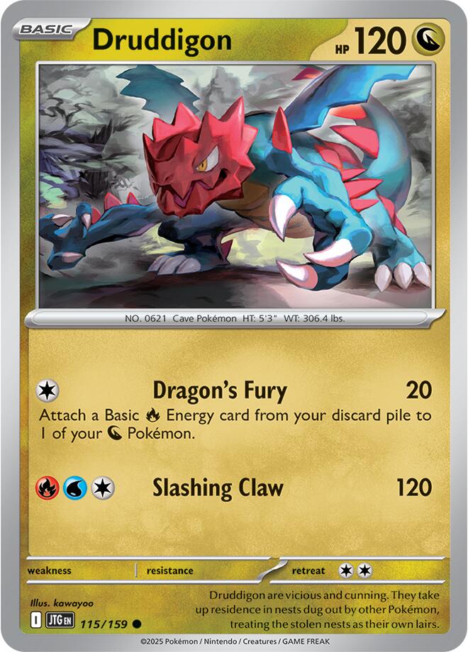 Druddigon (115/159) [Scarlet & Violet: Journey Together] | Clutch Gaming