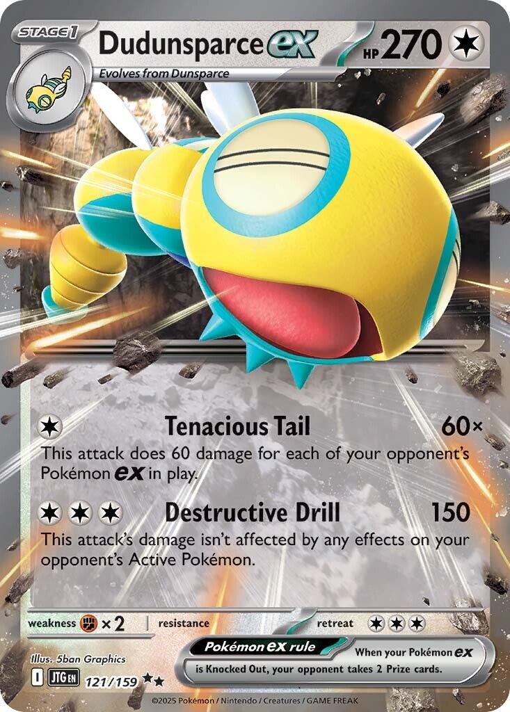 Dudunsparce ex (121/159) [Scarlet & Violet: Journey Together] | Clutch Gaming
