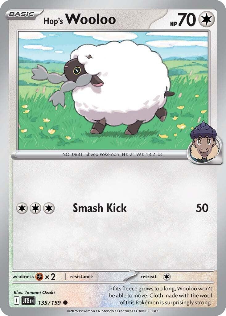 Hop's Wooloo (135/159) [Scarlet & Violet: Journey Together] | Clutch Gaming