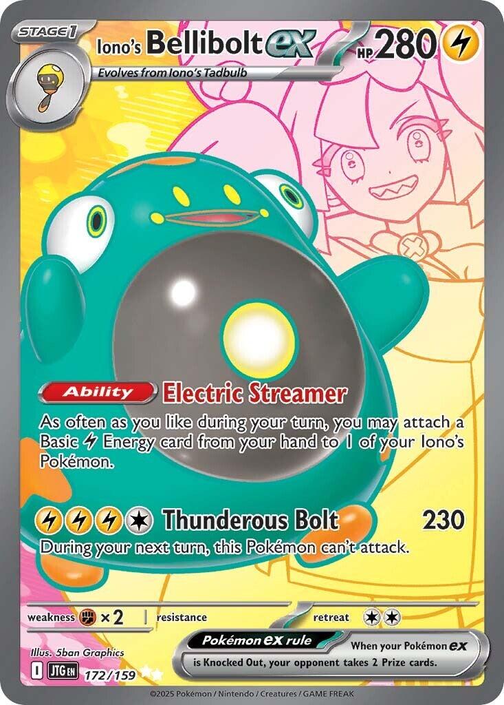 Iono's Bellibolt ex (172/159) [Scarlet & Violet: Journey Together] | Clutch Gaming
