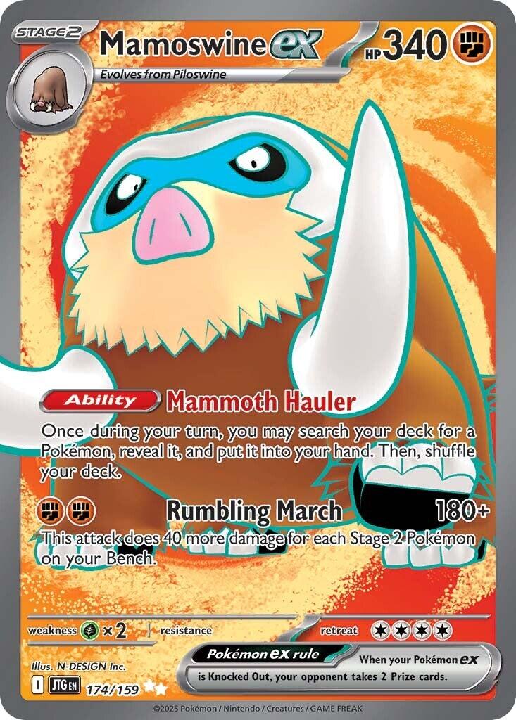 Mamoswine ex (174/159) [Scarlet & Violet: Journey Together] | Clutch Gaming