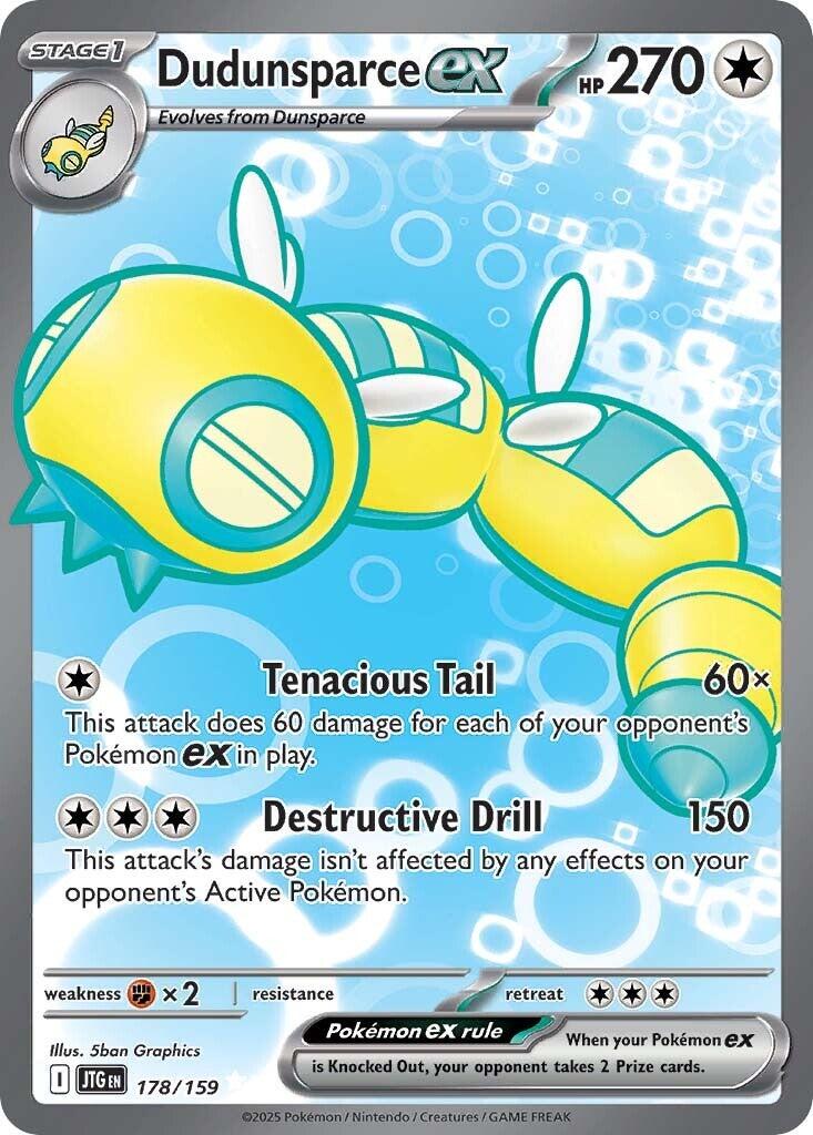 Dudunsparce ex (178/159) [Scarlet & Violet: Journey Together] | Clutch Gaming