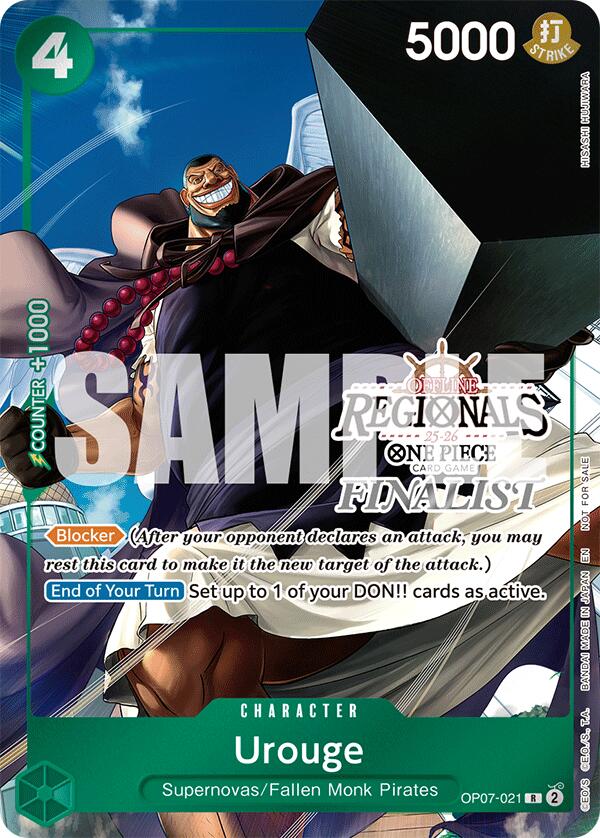 Urouge (Offline Regional Finalist Card Set 2025 Vol.1) [One Piece Promotion Cards] | Clutch Gaming