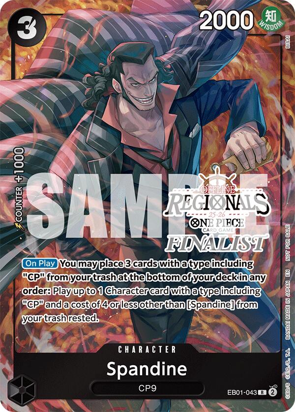 Spandine (Offline Regional Finalist Card Set 2025 Vol.1) [One Piece Promotion Cards] | Clutch Gaming