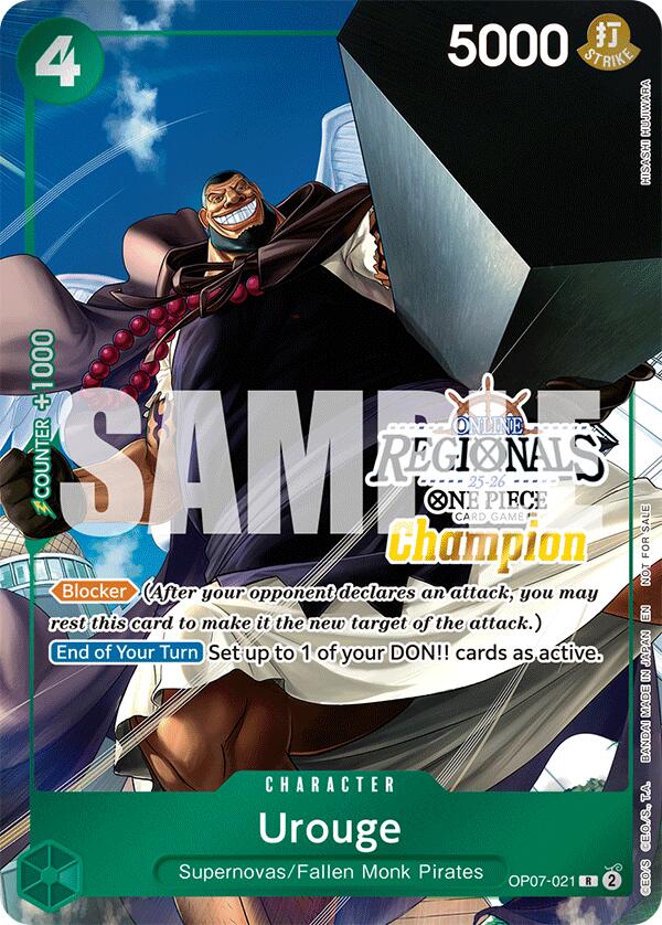 Urouge (Offline Regional Champion Card Set 2025 Vol.1) [One Piece Promotion Cards] | Clutch Gaming
