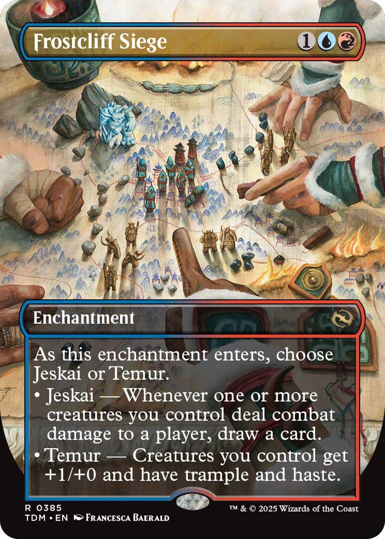 Frostcliff Siege (Borderless) [Tarkir: Dragonstorm] | Clutch Gaming