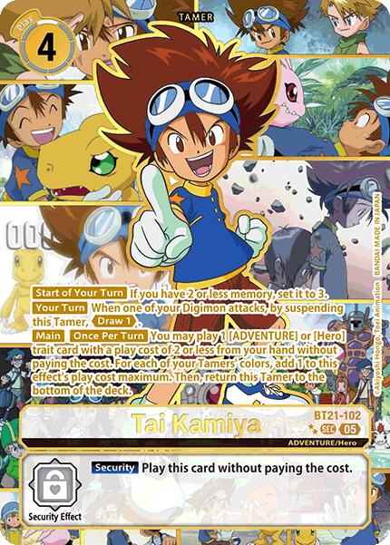 Tai Kamiya [BT21-102] (Rare Pull) [World Convergence] | Clutch Gaming