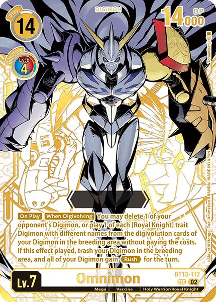Omnimon [BT13-112] (Serial Numbered) [World Convergence] | Clutch Gaming