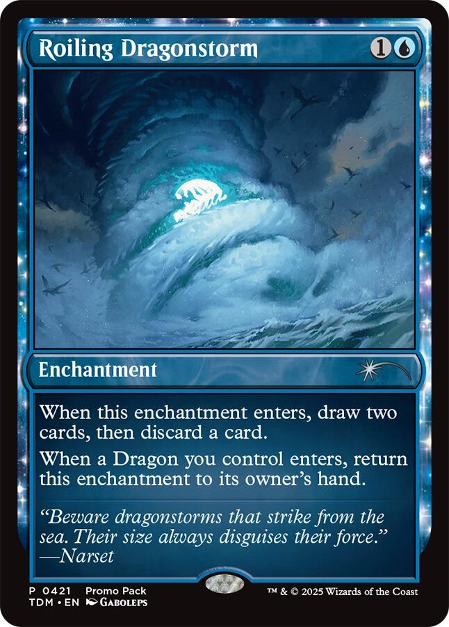 Roiling Dragonstorm [Tarkir: Dragonstorm Promos] | Clutch Gaming