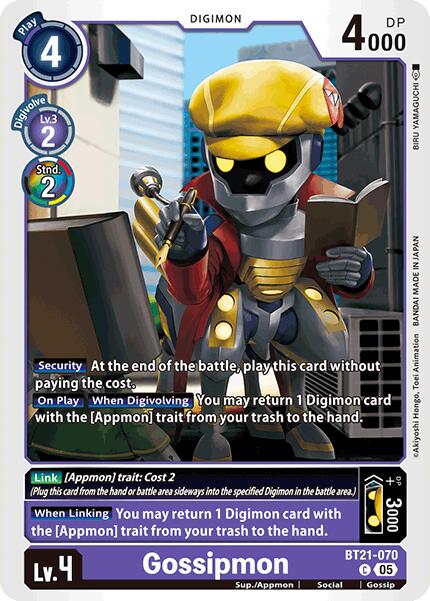 Gossipmon [BT21-070] [World Convergence] | Clutch Gaming