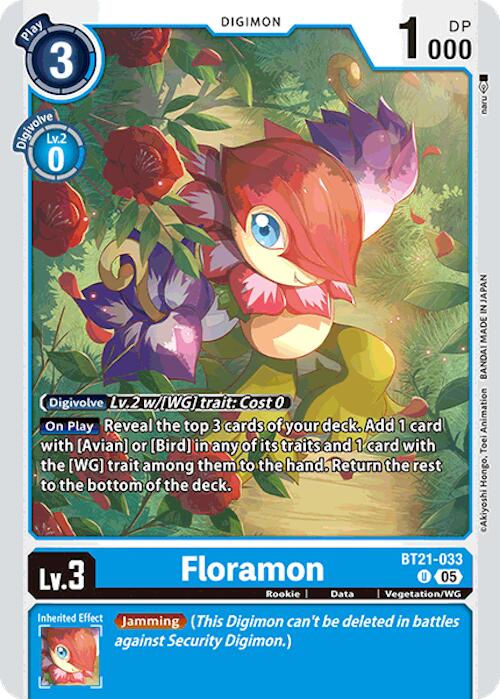 Floramon [BT21-033] [World Convergence] | Clutch Gaming