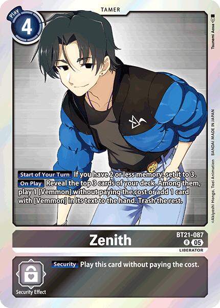 Zenith [BT21-087] [World Convergence] | Clutch Gaming