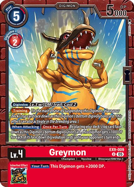 Greymon [EX9-009] [Versus Monsters] | Clutch Gaming