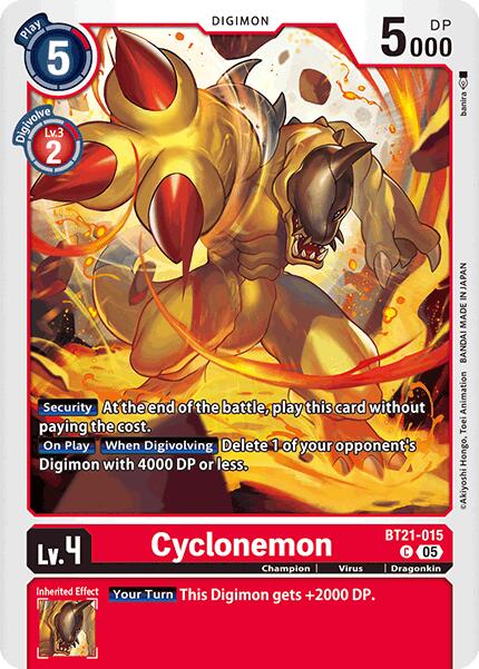 Cyclonemon [BT21-015] [World Convergence] | Clutch Gaming
