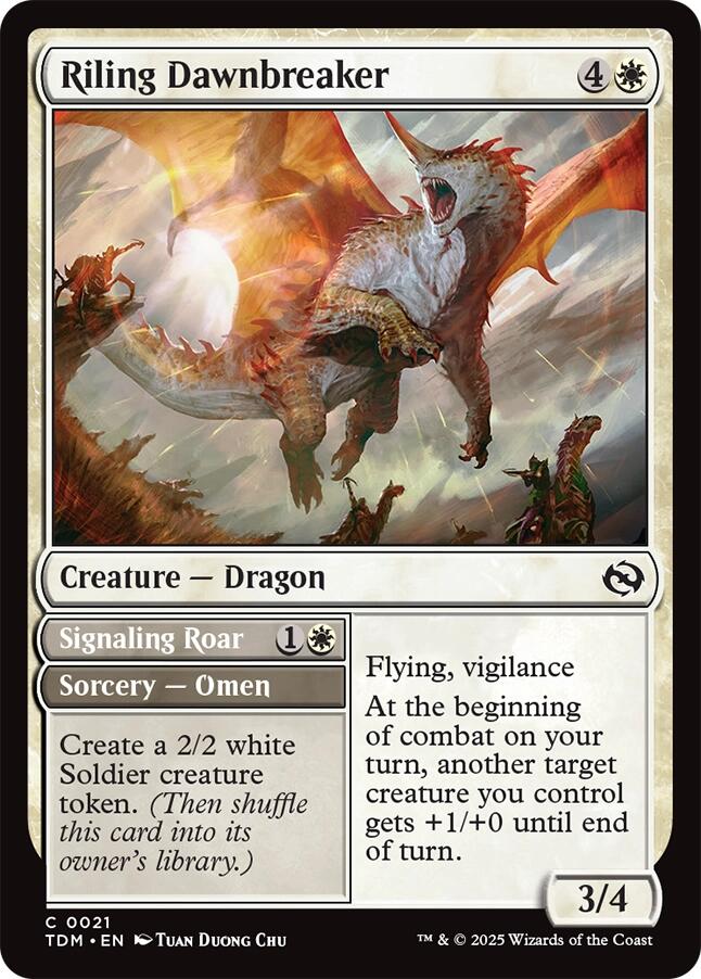 Riling Dawnbreaker [Tarkir: Dragonstorm] | Clutch Gaming