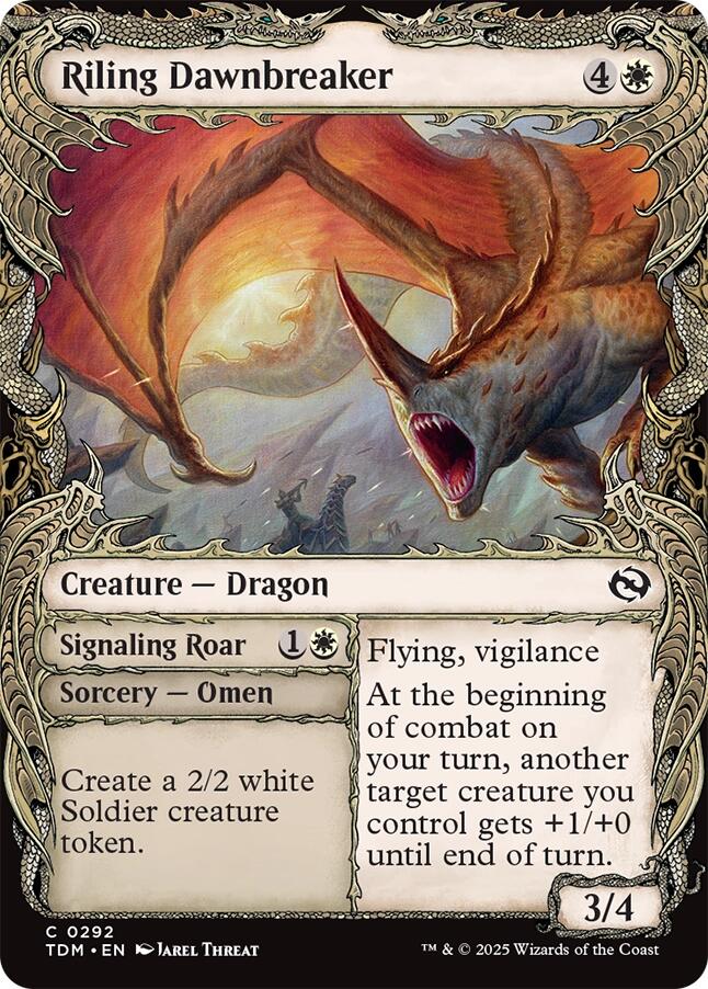 Riling Dawnbreaker (Showcase) [Tarkir: Dragonstorm] | Clutch Gaming