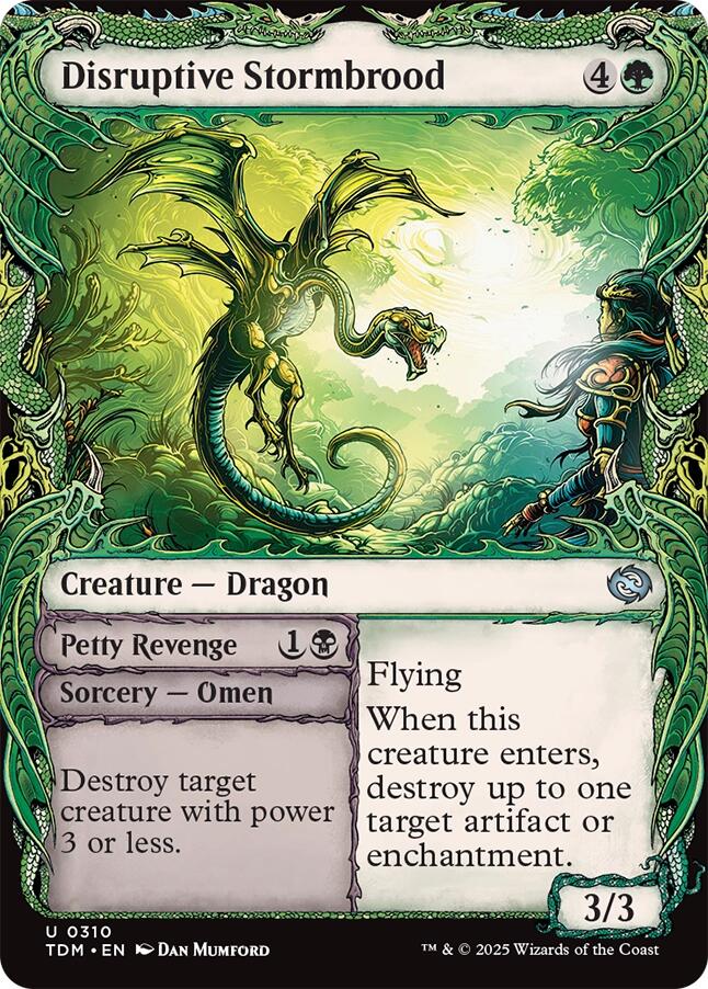 Disruptive Stormbrood (Showcase) [Tarkir: Dragonstorm] | Clutch Gaming