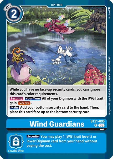 Wind Guardians [BT21-095] [World Convergence] | Clutch Gaming