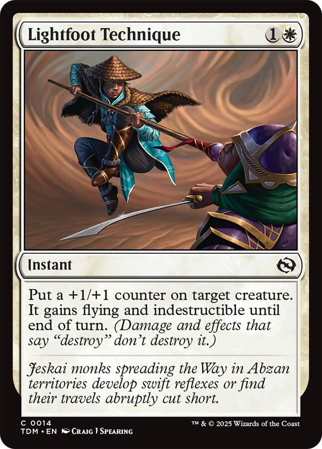 Lightfoot Technique [Tarkir: Dragonstorm] | Clutch Gaming