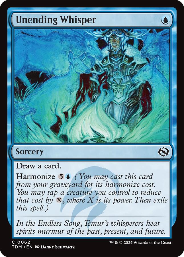 Unending Whisper [Tarkir: Dragonstorm] | Clutch Gaming