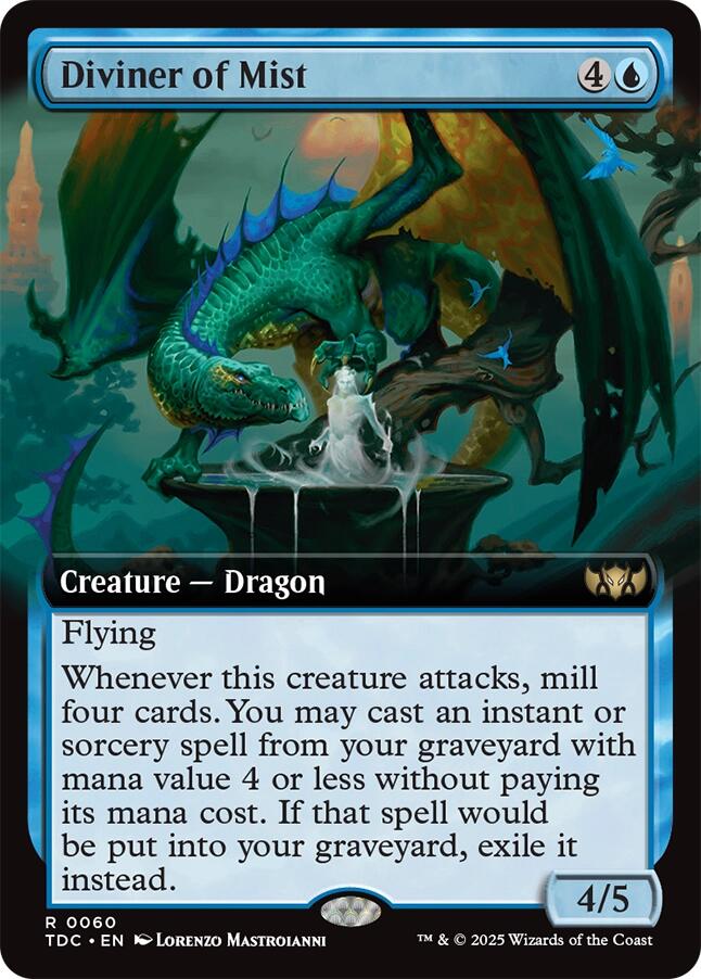 Diviner of Mist (Extended Art) [Tarkir: Dragonstorm Commander] | Clutch Gaming