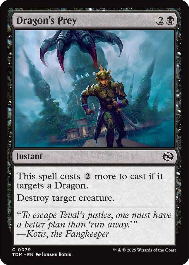 Dragon's Prey [Tarkir: Dragonstorm] | Clutch Gaming
