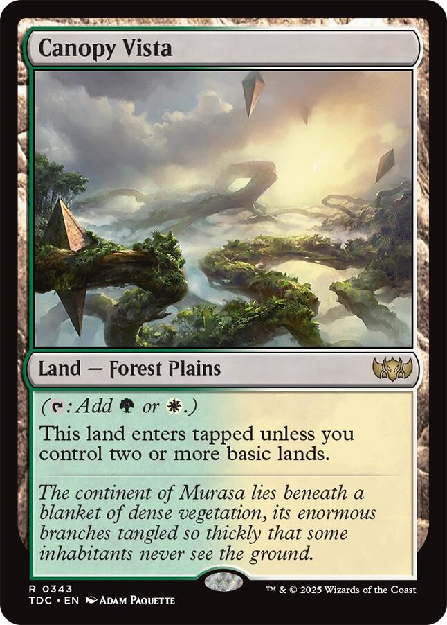 Canopy Vista [Tarkir: Dragonstorm Commander] | Clutch Gaming