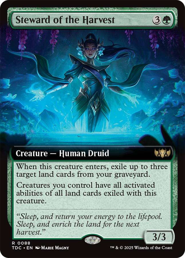 Steward of the Harvest (Extended Art) [Tarkir: Dragonstorm Commander] | Clutch Gaming