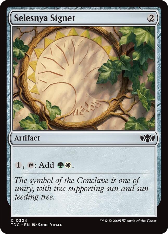 Selesnya Signet [Tarkir: Dragonstorm Commander] | Clutch Gaming