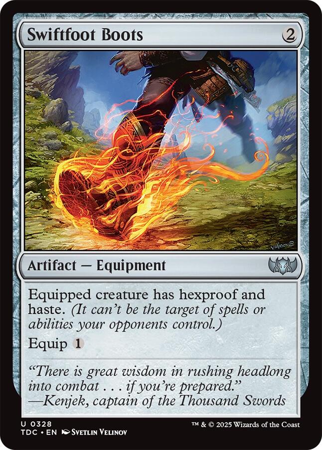 Swiftfoot Boots [Tarkir: Dragonstorm Commander] | Clutch Gaming