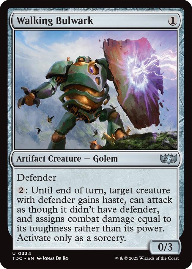 Walking Bulwark [Tarkir: Dragonstorm Commander] | Clutch Gaming