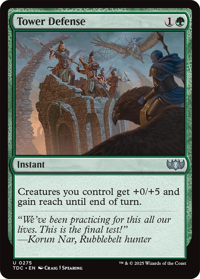 Tower Defense [Tarkir: Dragonstorm Commander] | Clutch Gaming