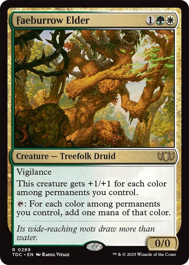 Faeburrow Elder [Tarkir: Dragonstorm Commander] | Clutch Gaming