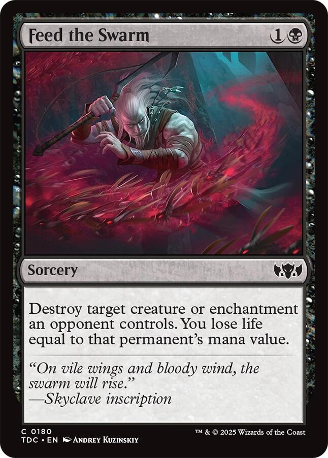 Feed the Swarm [Tarkir: Dragonstorm Commander] | Clutch Gaming