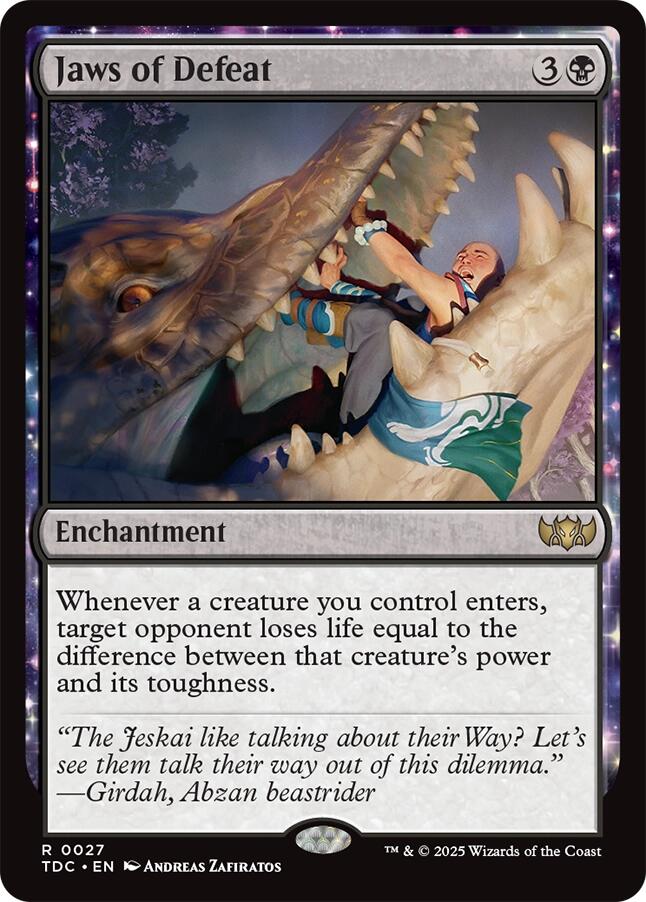 Jaws of Defeat [Tarkir: Dragonstorm Commander] | Clutch Gaming
