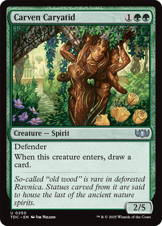 Carven Caryatid [Tarkir: Dragonstorm Commander] | Clutch Gaming