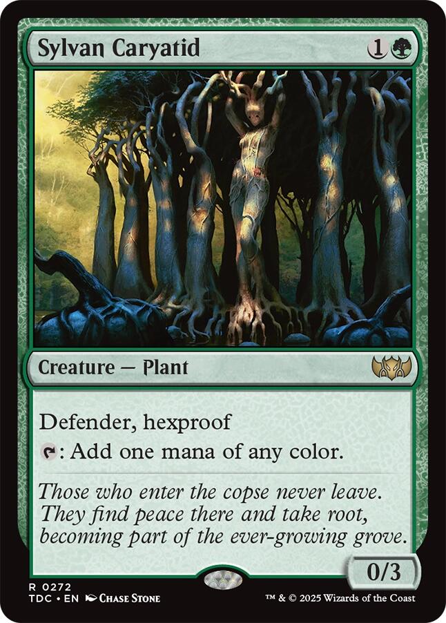 Sylvan Caryatid [Tarkir: Dragonstorm Commander] | Clutch Gaming