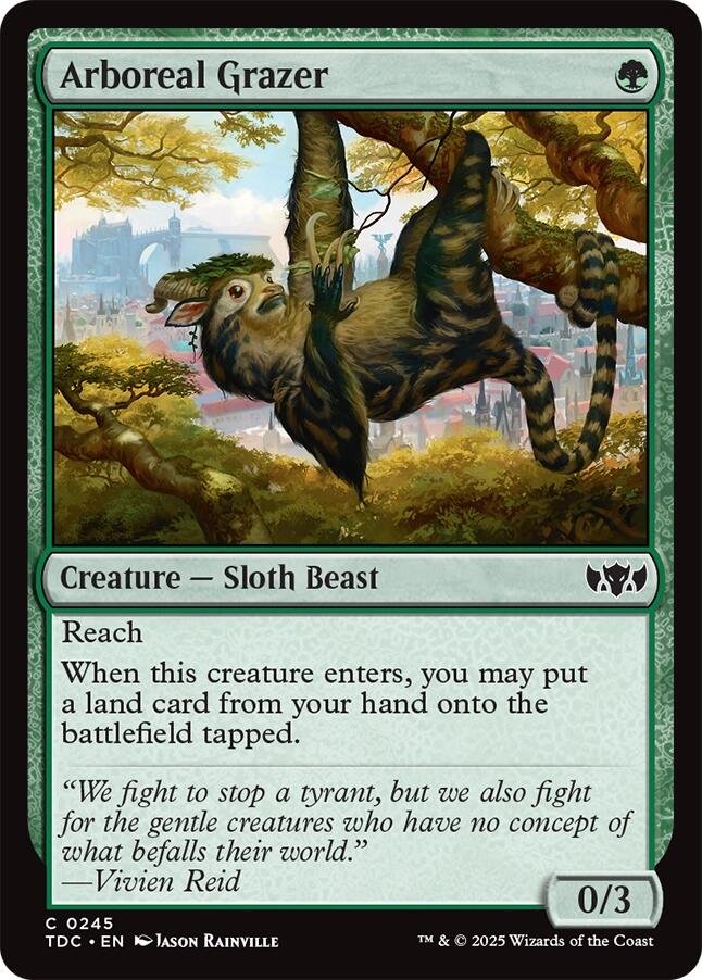 Arboreal Grazer [Tarkir: Dragonstorm Commander] | Clutch Gaming