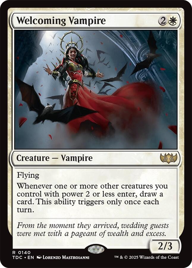 Welcoming Vampire [Tarkir: Dragonstorm Commander] | Clutch Gaming
