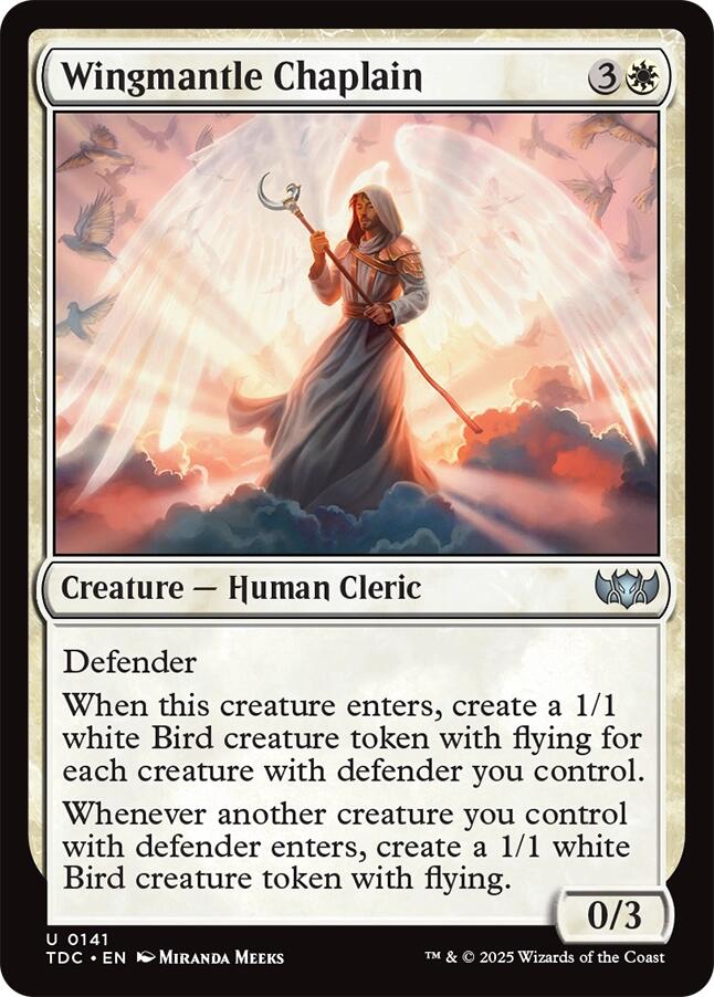 Wingmantle Chaplain [Tarkir: Dragonstorm Commander] | Clutch Gaming