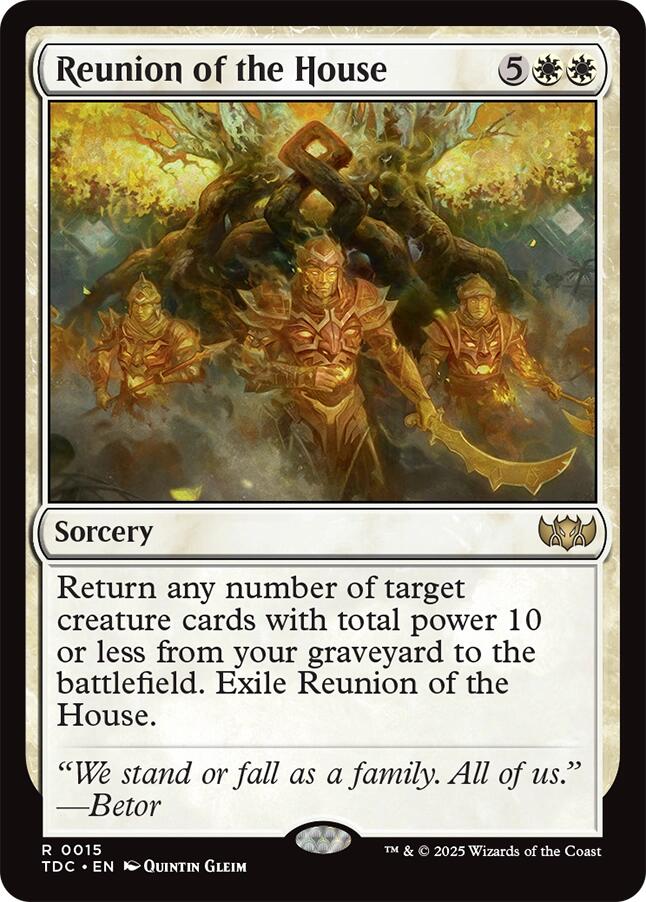 Reunion of the House [Tarkir: Dragonstorm Commander] | Clutch Gaming