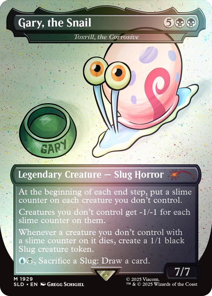 Gary, the Snail - Toxrill, the Corrosive (Rainbow Foil) [Secret Lair Drop Series] | Clutch Gaming