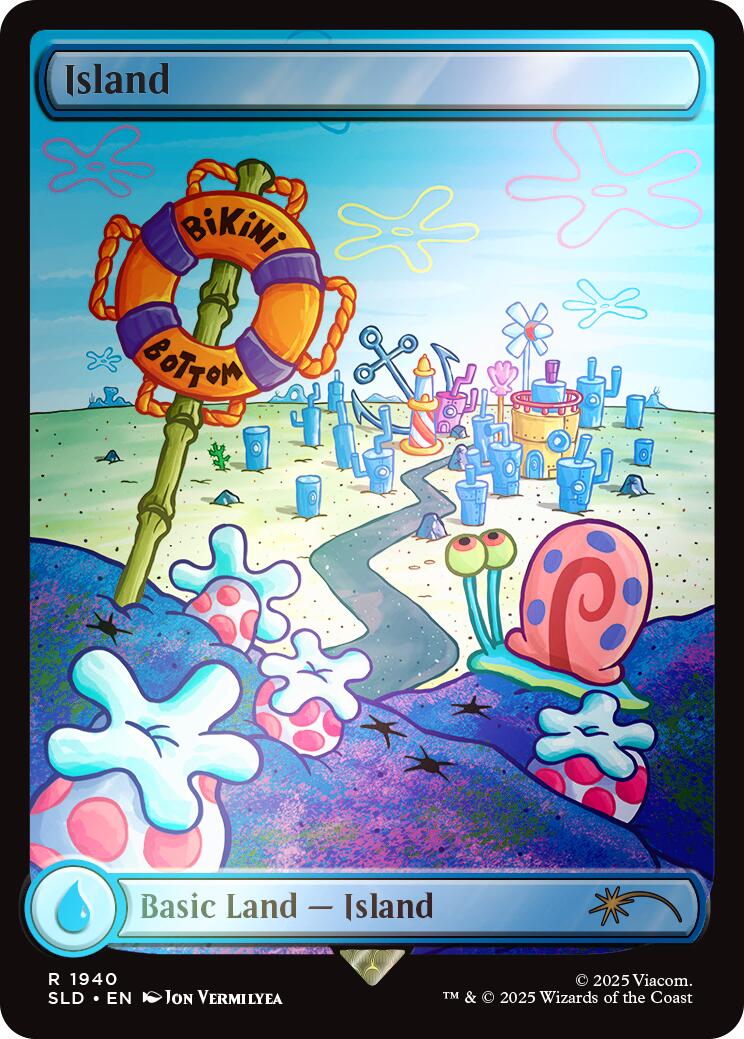 Island (1940) (Rainbow Foil) [Secret Lair Drop Series] | Clutch Gaming