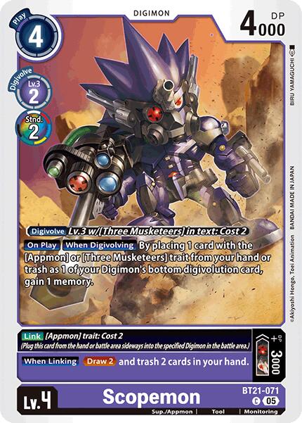 Scopemon [BT21-071] [World Convergence] | Clutch Gaming