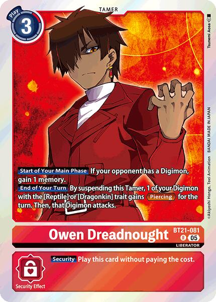 Owen Dreadnought [BT21-081] [World Convergence] | Clutch Gaming