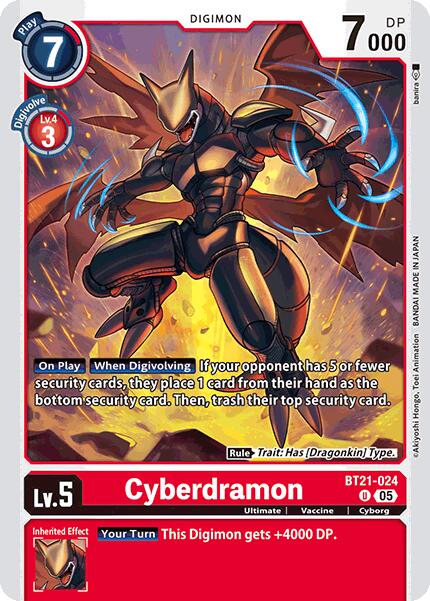 Cyberdramon [BT21-024] [World Convergence] | Clutch Gaming